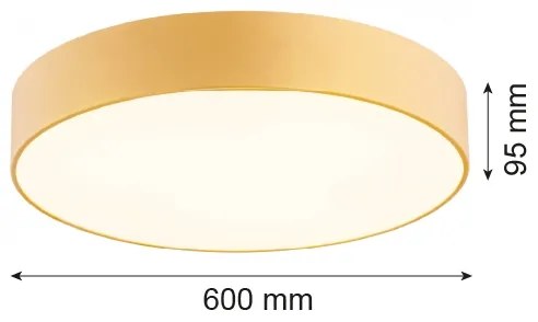 Argon 2081 - DARLING mennyezeti lámpa 5xE27/15W/230V, 60 cm, arany