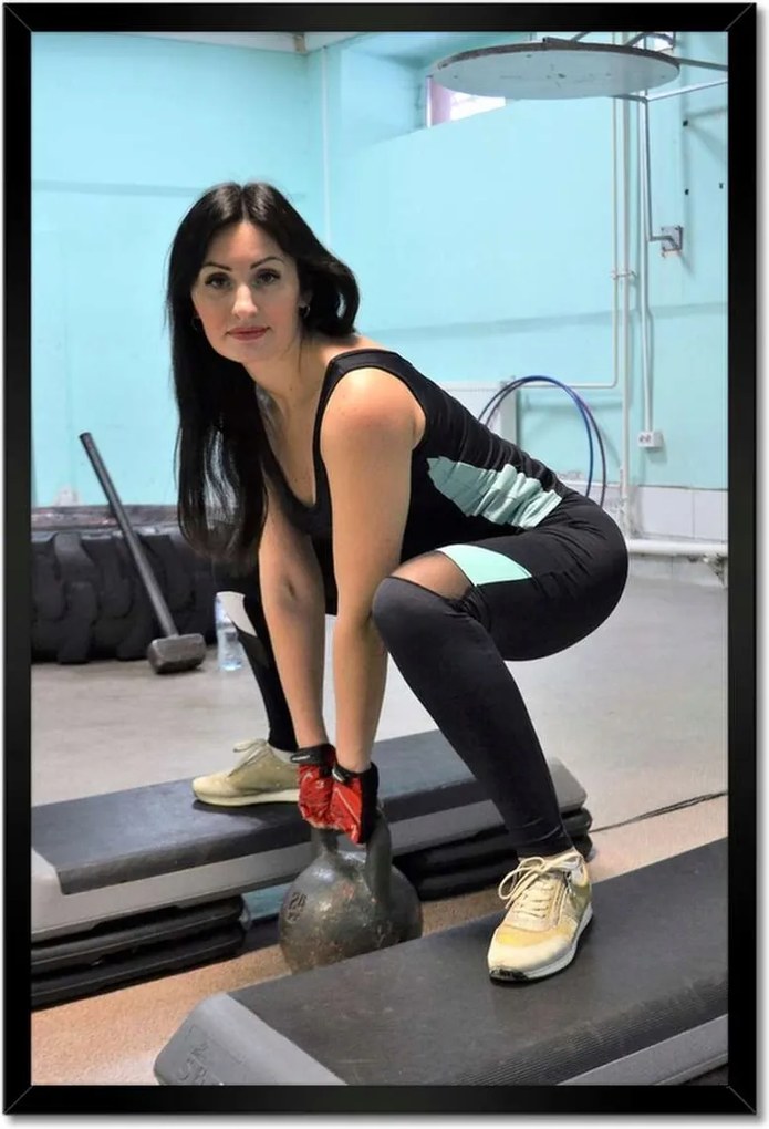 Poszterek keretben 40x60 Edzőterem Edzés Teljesítmény