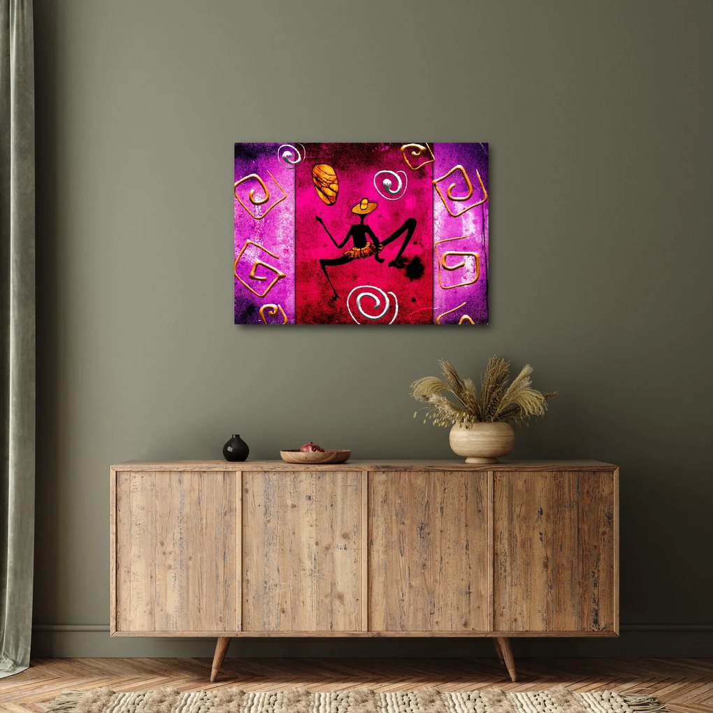 Történelmi falfestmény képe (70x50 cm)