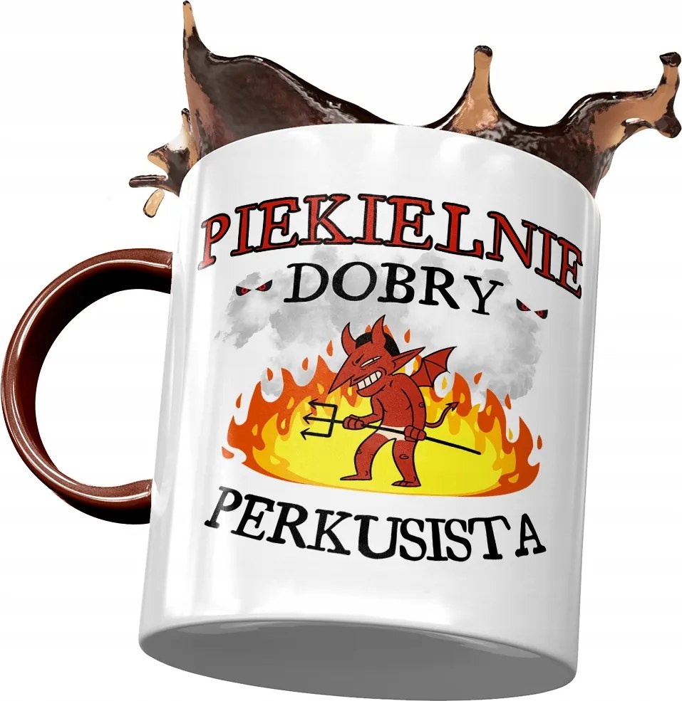 Bordó Bögre Dobosnak Pokolian Jó Nyomtatott Fotóval