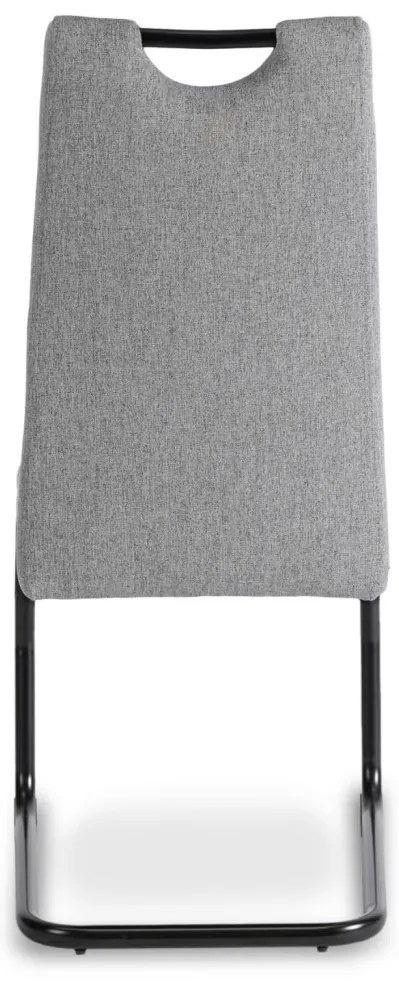 Szánkótalpal Étkezőszék Szürke/Fekete Színben. LOPEZ