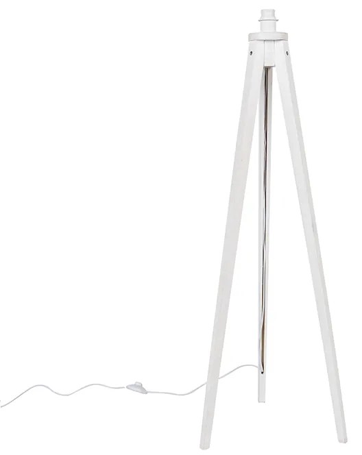 Rusztikus állólámpa állvány fehér - Tripod Classic