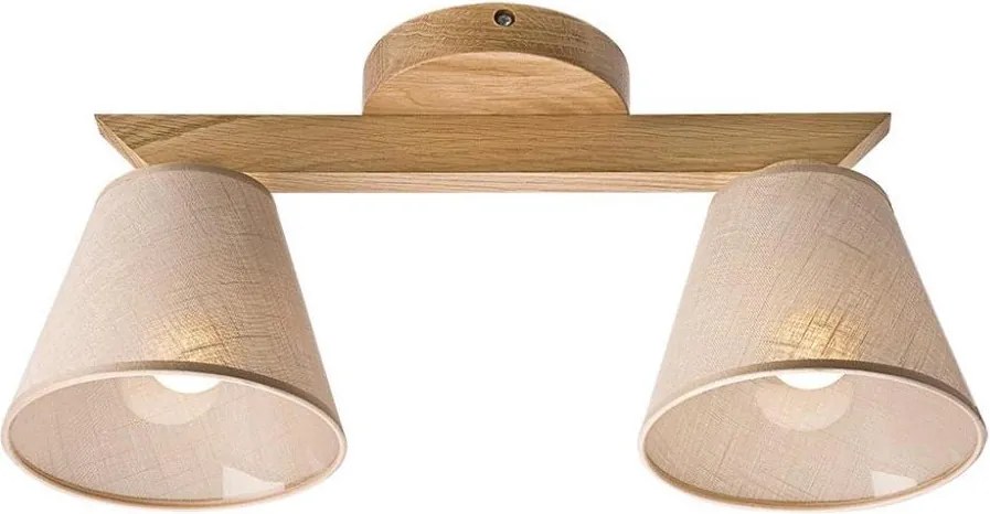 Mennyezeti csillár ANTONIO 2xE14/40W/230V tölgy