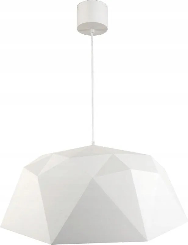 Modern skandináv csillár Iseo Bianco S háromszög alakú napernyő az irodába