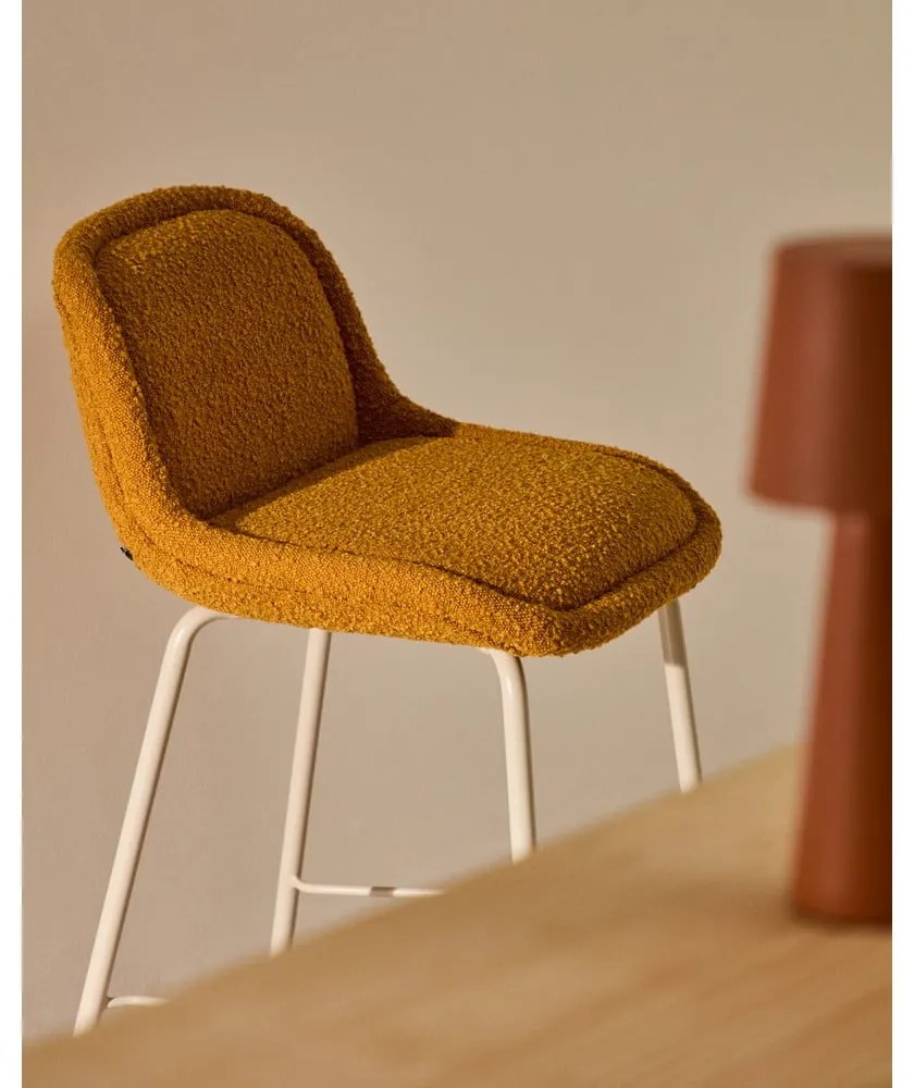 Mustársárga bárszék (ülésmagasság 65 cm) Aimin – Kave Home