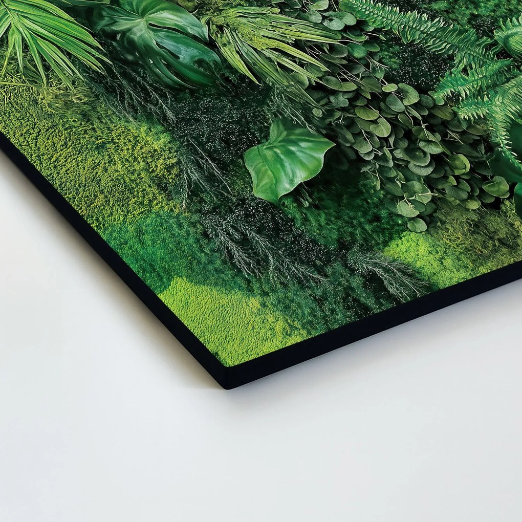 DUBLEZ | Fa falikép - Monsztera mohával