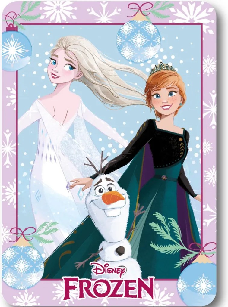 Disney Jégvarázs Holiday Karácsonyi polár takaró 100x140cm