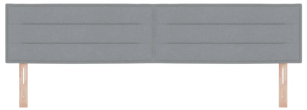 LED fejtámla világosszürke 200 cm szövet