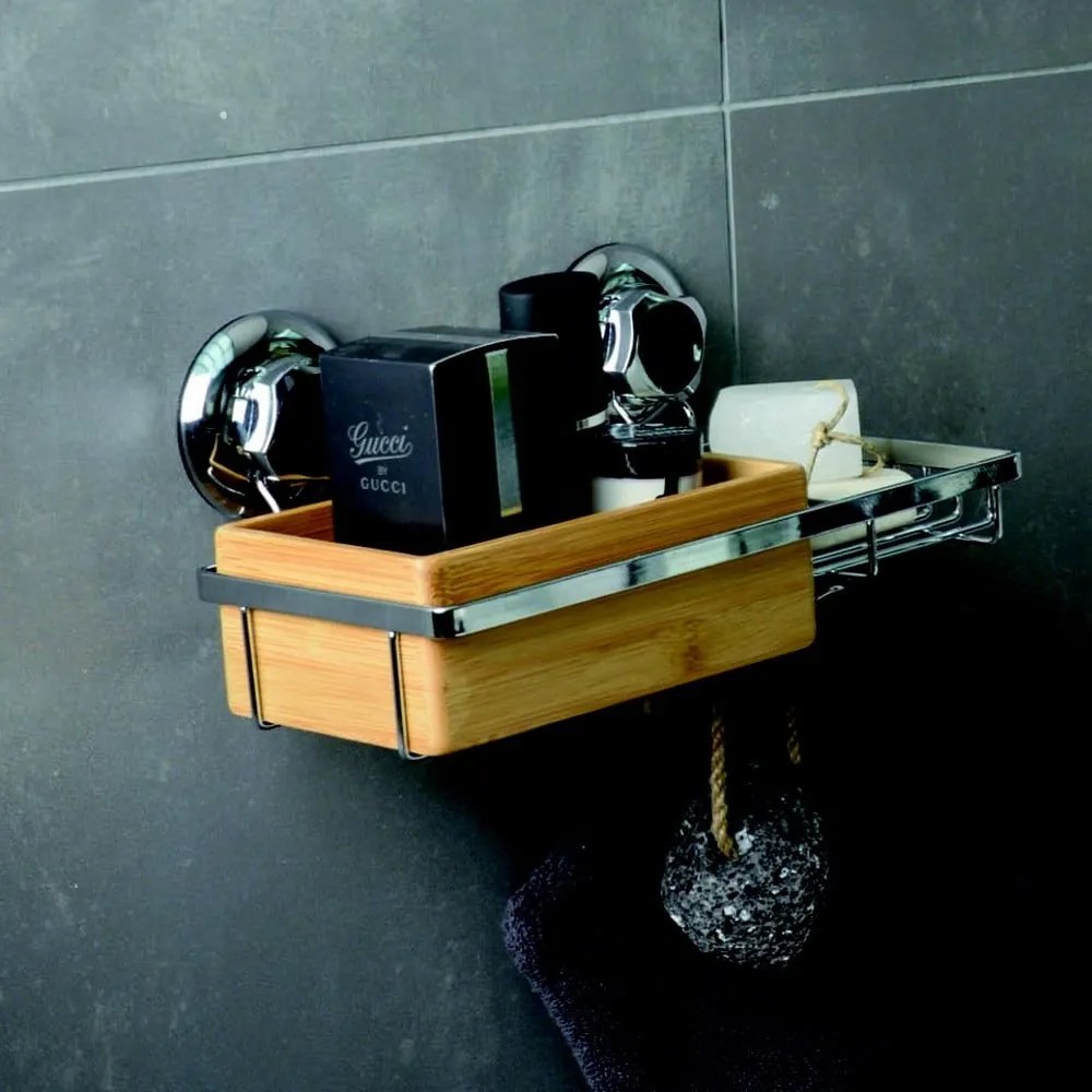 Spa bambuszkosár szappantartóval - Compactor