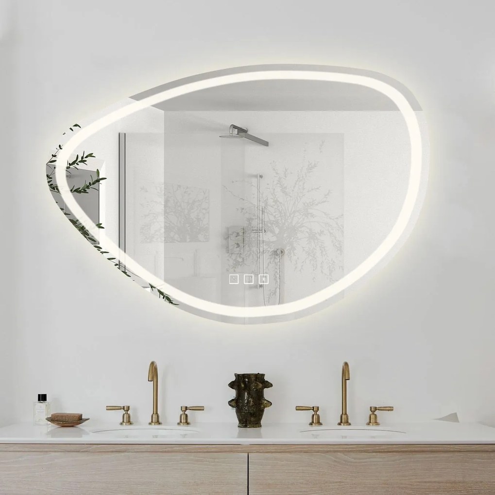 LED Tükör 70x100cm FOG