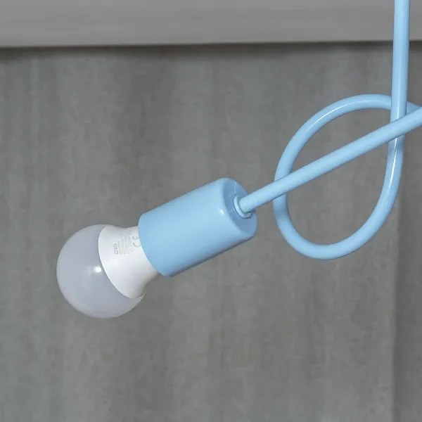 OXFORD felületre szerelt csillár 2xE27/15W/230V kék