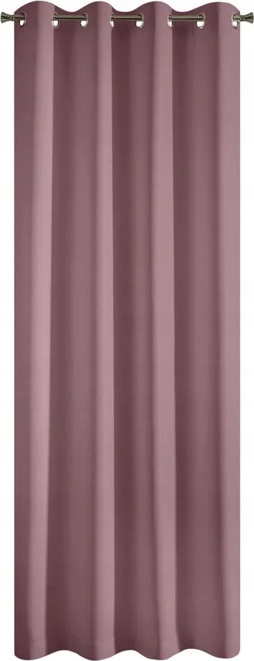 Sötét rózsaszín sima függöny Divatos átvezetők