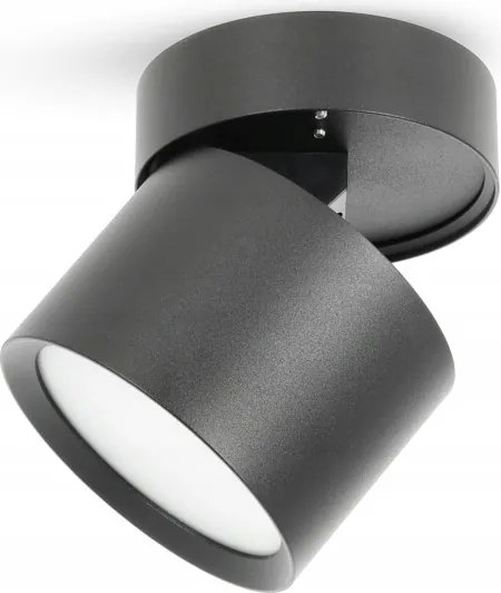 Mennyezeti Lámpatest Falra Szerelhető Cső Kerek GX53 Fekete OH12