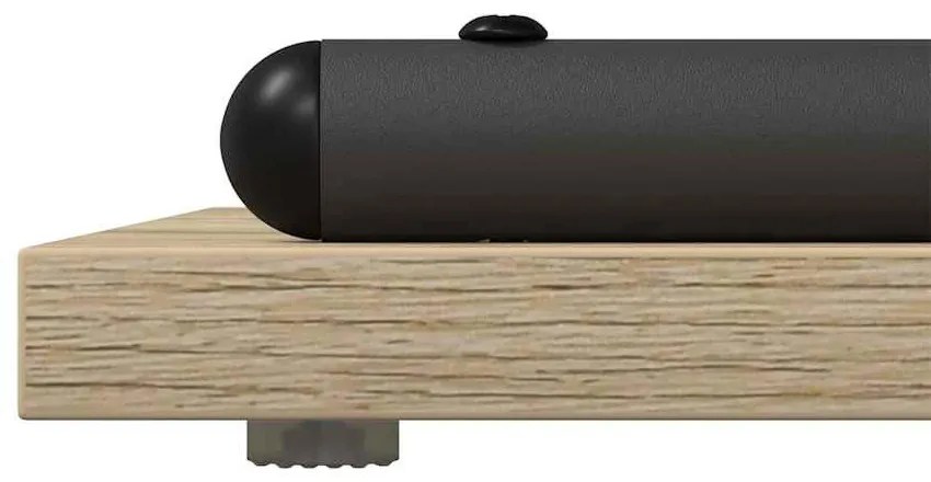 Konzolasztal polcokkal sonoma tölgy 101 x 35 x 80.5 cm Faanyag