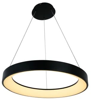 Brilagi - LED dimmelhető kábeles csillár FALCON II LED/99W/230V átm. 60 cm fekete + távirányító