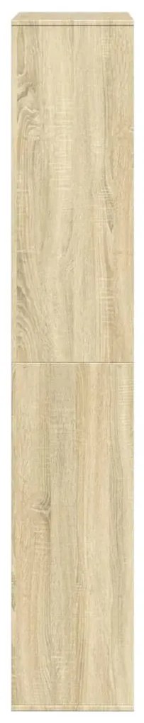sonoma tölgy színű szerelt fa térelválasztó 100 x 33 x 187,5 cm