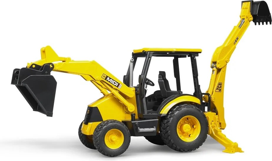 Bruder JCB MIDI CX rakodógép, 53 x 18 x 16 cm