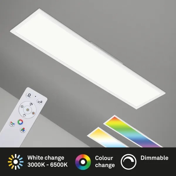 Brilo - RGBW Dimmelhető mennyezeti lámpa SLIM LED/40W/230V + távirányító