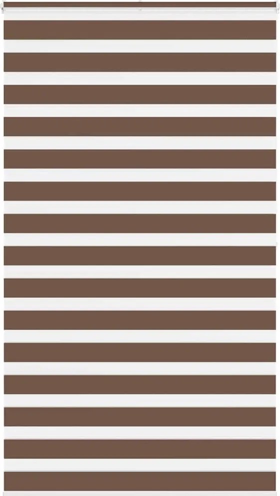 vidaXL zebrafüggönnyel barna szövetszélesség 130,9 cm poliészter