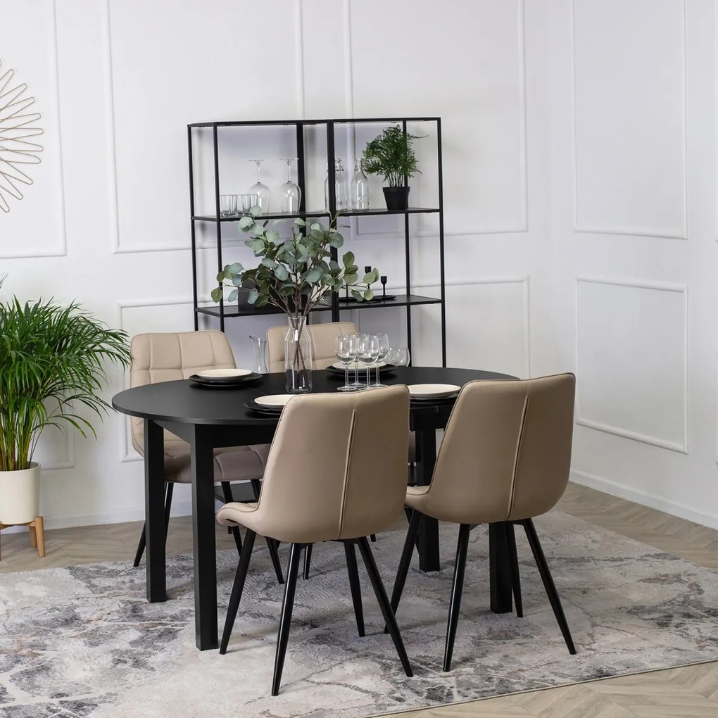 Bézs Eco-bőr Étkezőszék. MONZA