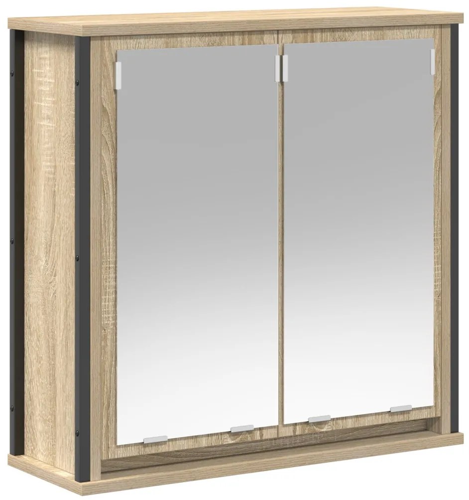 Fürdőszoba bútor szett 5 pcs Bézs 76.5 x 35 x 95 cm Faanyag