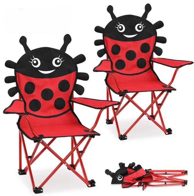 Deuba Gyermek összecsukható szék Beetle - 2 darabos készlet