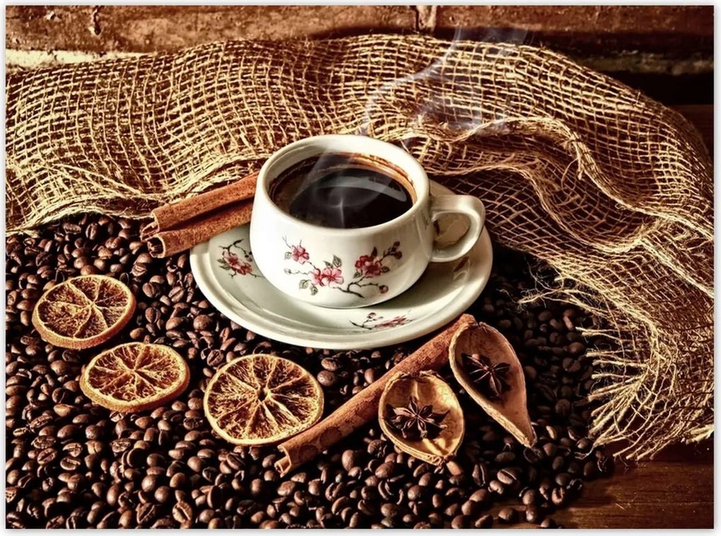 Poszterek 135x100 Kávéscsésze vaníliával