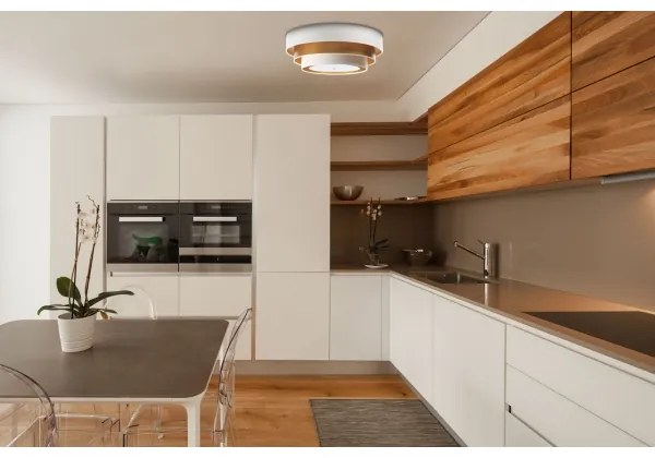 TRINITI mennyezeti lámpa 2xE27/60W/230V fehér/arany