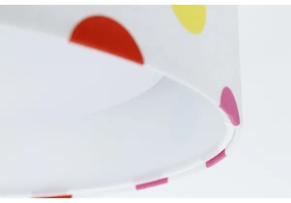 GALAXY KIDS LED/24W/230V színes pöttyös dimmelhető lámpa + távirányító