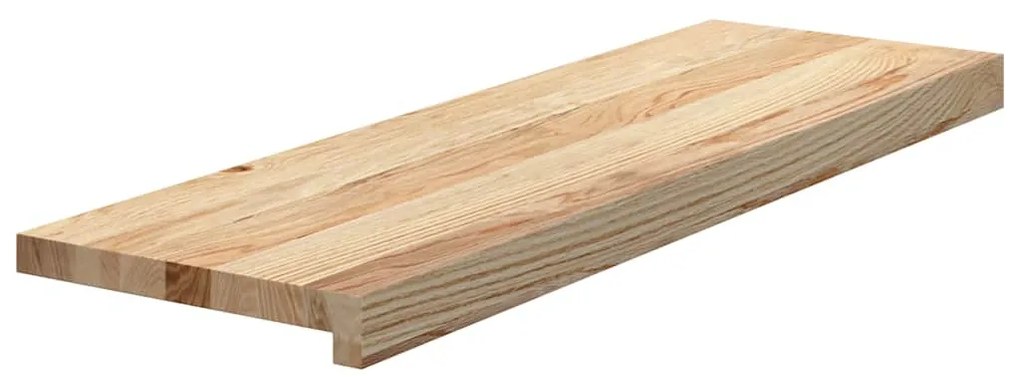 4 db tömör tölgyfa lépcsőfokok kezeletlen 80x30x2 cm