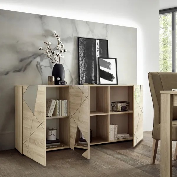 TAVRI komód, sonoma tölgy