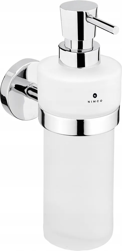 Nimco Unix króm szappanadagoló üveg, rozsdamentes acél, sárgaréz pumpa Un 13031W-T-26_