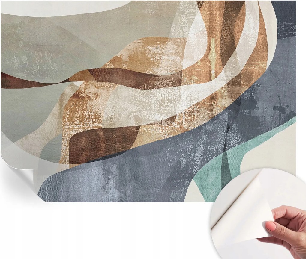 Fali fotótapéta Öntapadós a szobába Absztrakt kompozíció 152x104