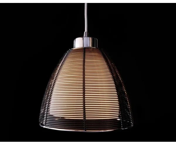 Deko-Light 342026 - Csillár zsinóron FILO 1xE27/60W/230V átm. 19 cm fekete