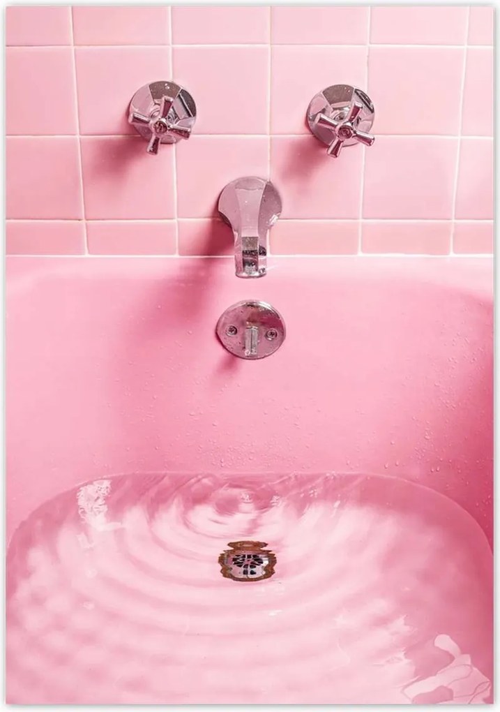 Poszterek 70x100 Női fürdőszoba Fürdőkád