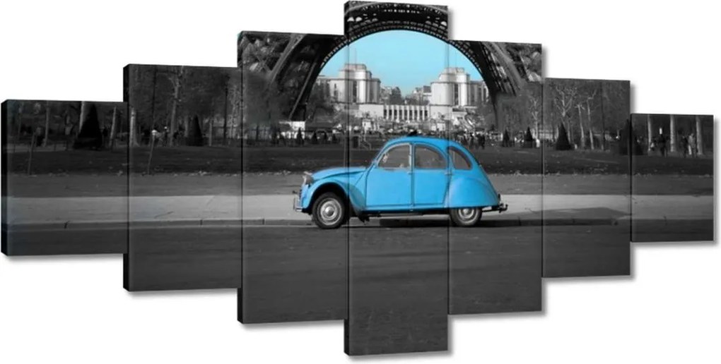 Festmények 210x100 Kék Párizs