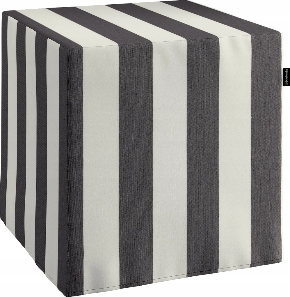 Dekoria Kocka puff, szürke