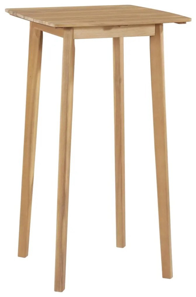 vidaXL 5 darabos tömör akácfa kültéri étkezőszett