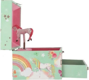 Unikornisos zenélő ékszerdoboz
