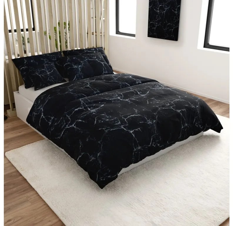 Mikroszálas ágyneműhuzat TEMPESTA fekete Ágyneműhuzat mérete: 70 x 90 cm | 140 x 200 cm
