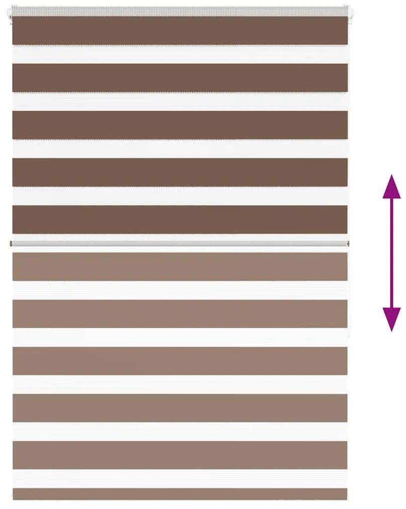 zebrafüggönnyel barna szövetszélesség 90,9 cm poliészter