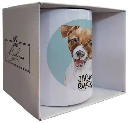 Bohemia Gifts Kerámia bögre - Jack Russel, 350 ml