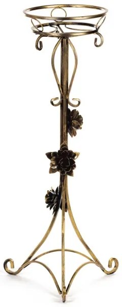 Virágállvány 95x38 cm arany