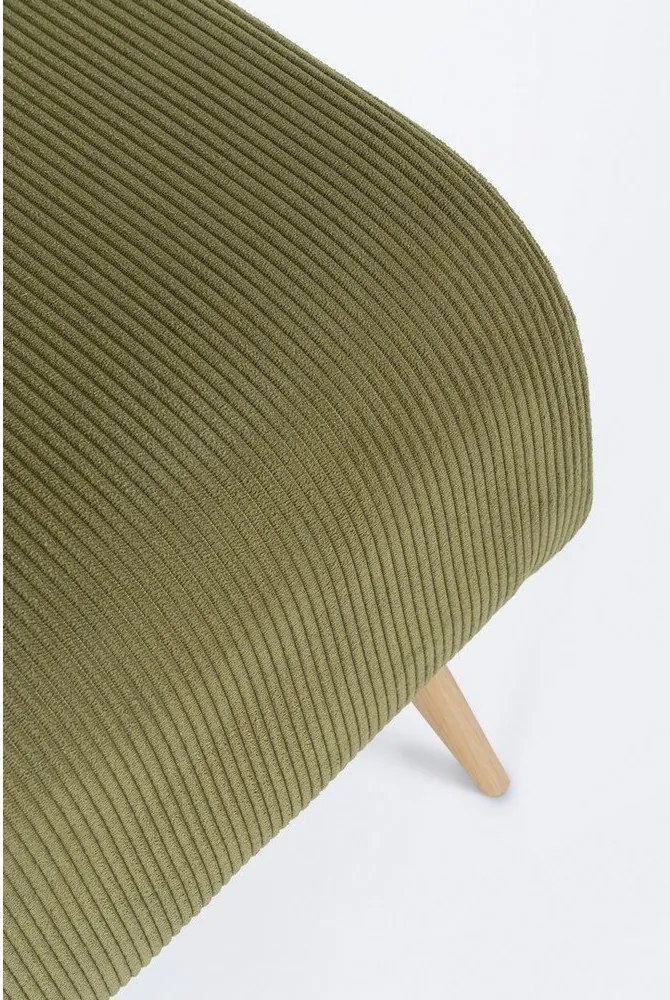 Zöld párnázott pad Olga – Bizzotto