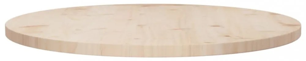 tömör fenyőfa asztallap Ø70 x 2,5 cm
