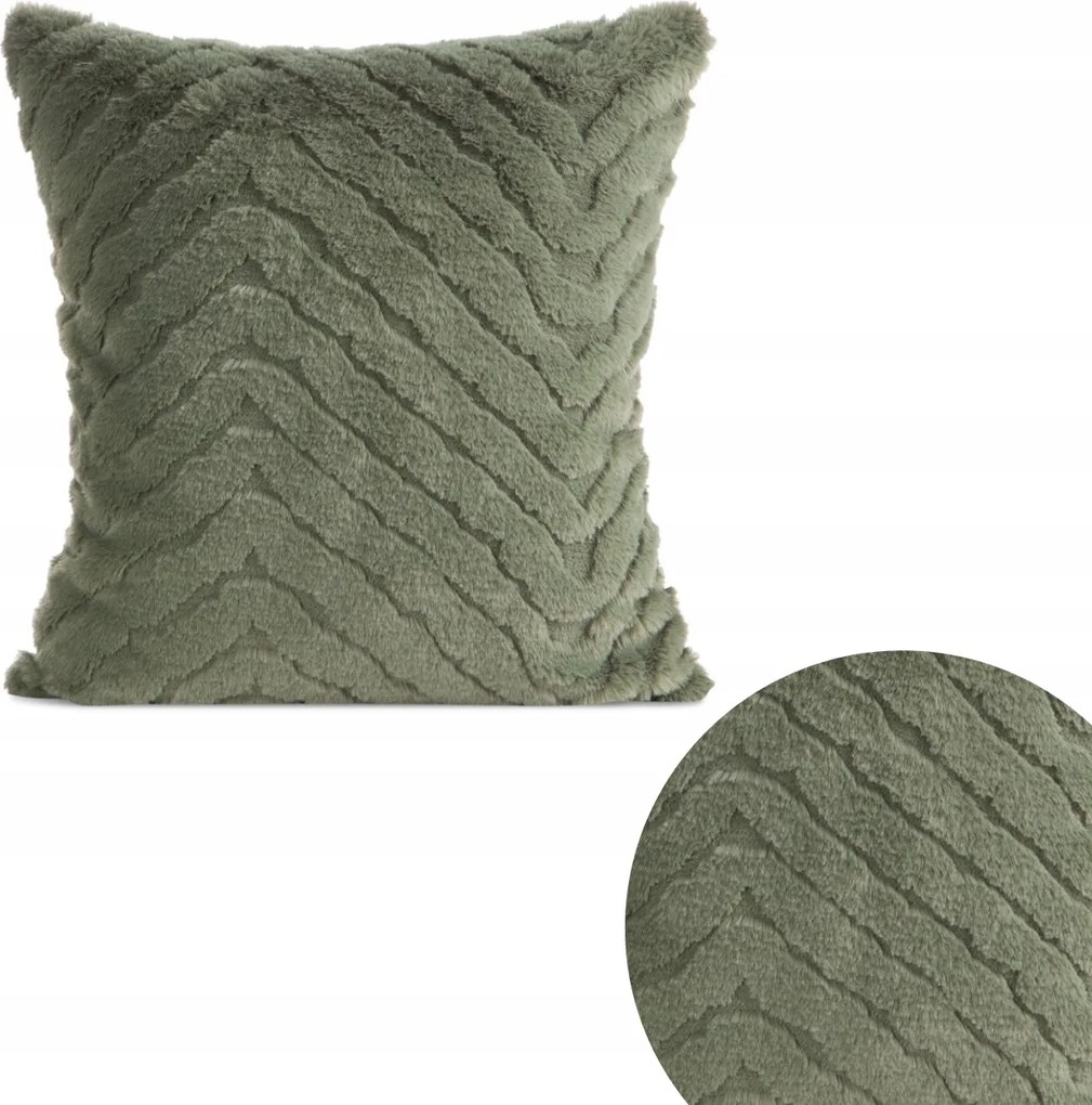 Kate Olíva Szőrmés Párnahuzat 45x45 cm dekoratív Jancsi párna