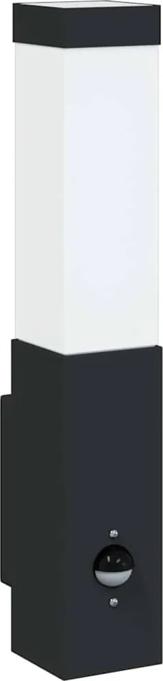 vidaXL Kültéri Fali Lámpa Fekete 10.5 x 6 x 33 cm