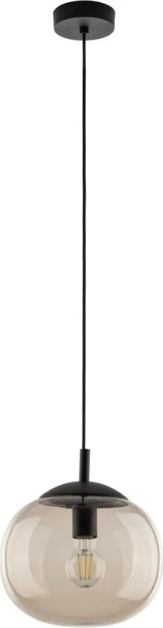 TK LIGHTING 4677 VIBE Modern Függesztett Lámpa Barna, Fekete E27 IP20