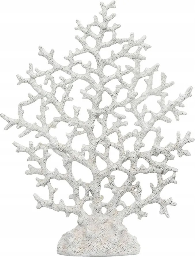 Korallzátony Figura korall fehér 34cm magas