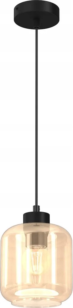 Függőlámpa Sombra Amber 1xE27